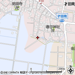 石川県金沢市才田町甲268周辺の地図