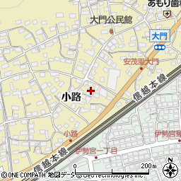 長野県長野市安茂里1370周辺の地図