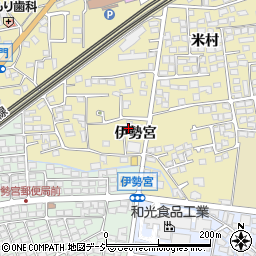 株式会社高見澤　石油事業部伊勢宮給油所周辺の地図