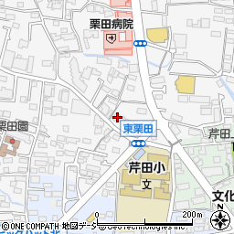 長野県長野市栗田22周辺の地図