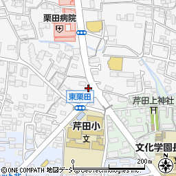長野県長野市栗田26周辺の地図