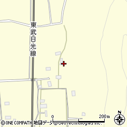 栃木県鹿沼市板荷1309周辺の地図