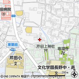長野県長野市栗田2周辺の地図