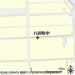 石川県金沢市八田町中周辺の地図