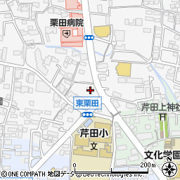 長野県長野市栗田25周辺の地図