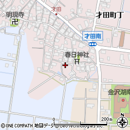 石川県金沢市才田町甲100周辺の地図