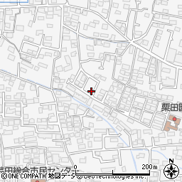 長野県長野市栗田126周辺の地図