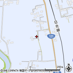 栃木県日光市小倉832周辺の地図