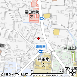 長野県長野市栗田24周辺の地図