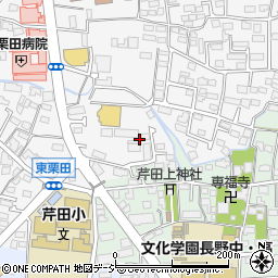 長野県長野市栗田14周辺の地図