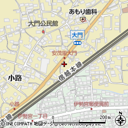 長野県長野市安茂里1738-2周辺の地図