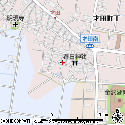 石川県金沢市才田町甲93周辺の地図