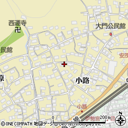 長野県長野市安茂里小市周辺の地図