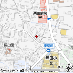 長野県長野市栗田42周辺の地図