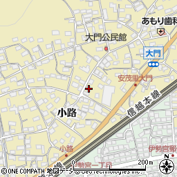 長野県長野市安茂里1332周辺の地図