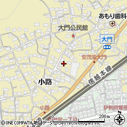 長野県長野市安茂里1336-3周辺の地図