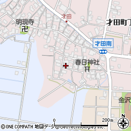 石川県金沢市才田町甲132周辺の地図