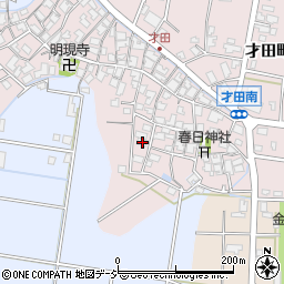 石川県金沢市才田町甲284周辺の地図