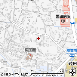 長野県長野市栗田76周辺の地図