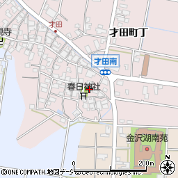 石川県金沢市才田町甲12周辺の地図