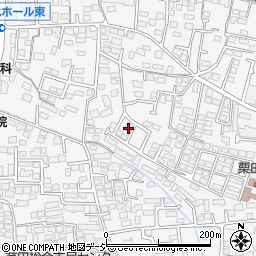 長野県長野市栗田130周辺の地図