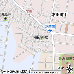 石川県金沢市才田町甲89周辺の地図