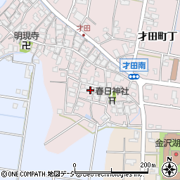 石川県金沢市才田町甲128周辺の地図
