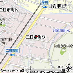 石川県金沢市二日市町ワ周辺の地図