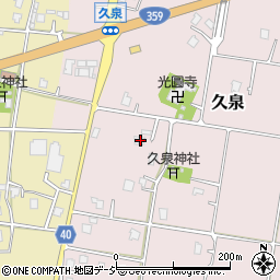 富山県砺波市久泉85周辺の地図