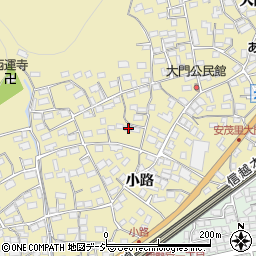 長野県長野市安茂里1390-3周辺の地図