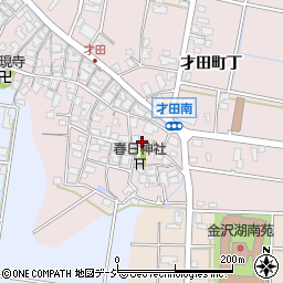 石川県金沢市才田町甲38周辺の地図