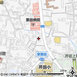 長野県長野市栗田36周辺の地図