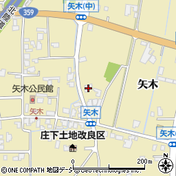 富山県砺波市矢木211周辺の地図