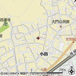 長野県長野市安茂里1390周辺の地図
