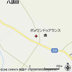 富山県小矢部市八講田238周辺の地図