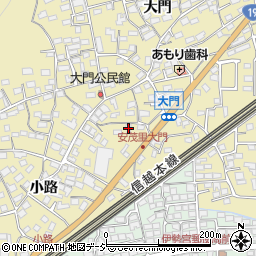 長野県長野市安茂里1342-2周辺の地図