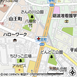 高岡ホンダ自販株式会社　砺波山王店周辺の地図