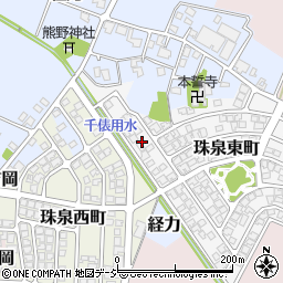 珠泉東町公園周辺の地図