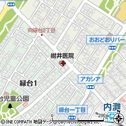 紺井医院周辺の地図