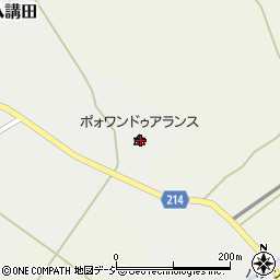 富山県小矢部市八講田231周辺の地図