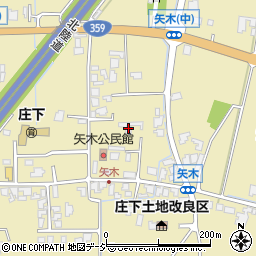 富山県砺波市矢木81周辺の地図
