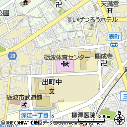 富山県砺波市表町周辺の地図