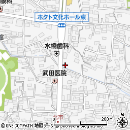 長野県長野市栗田182周辺の地図