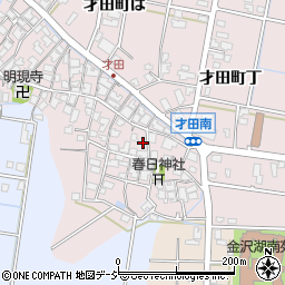 石川県金沢市才田町甲80周辺の地図