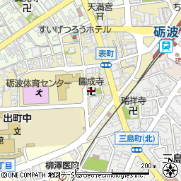 圓成寺周辺の地図