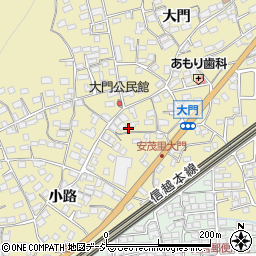 長野県長野市安茂里1275-3周辺の地図