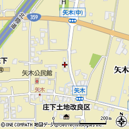 富山県砺波市矢木52周辺の地図