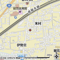 長野県長野市安茂里米村1805周辺の地図