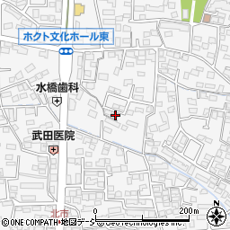 長野県長野市栗田158-1周辺の地図