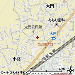 長野県長野市安茂里1275周辺の地図